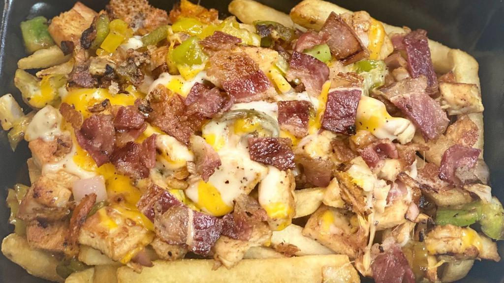 Steak And Cheese Loaded Fries · 