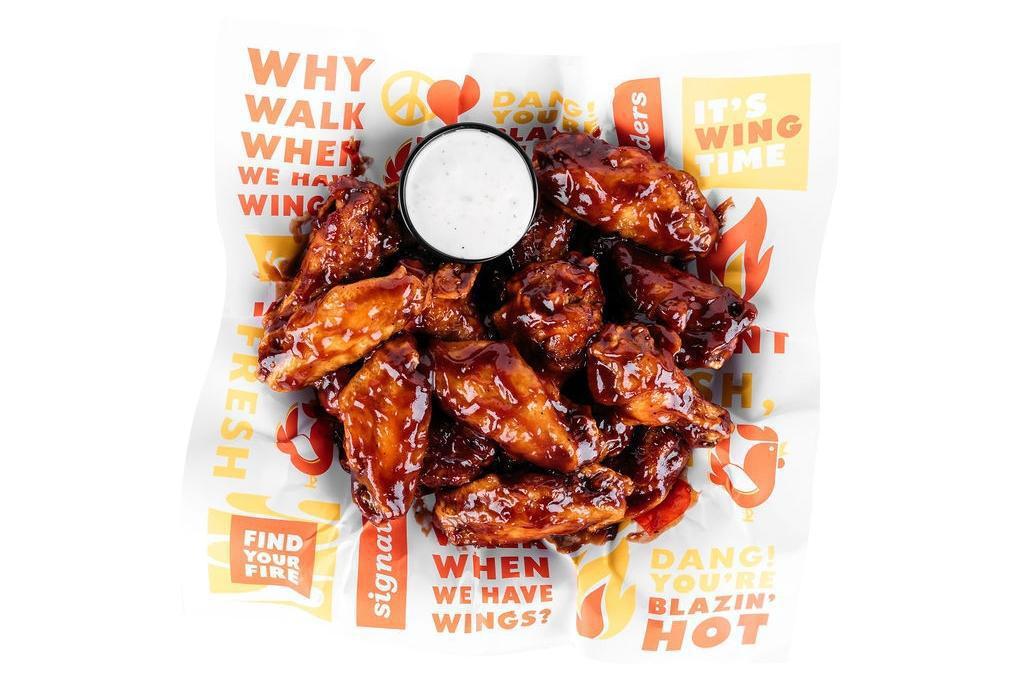 6 Traditional - Small · 6 traditional wings tossed in the signature sauce of your choice.