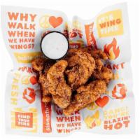 3 Tossed Tenders - Small · 3 hand-breaded tenders, tossed in the signature sauce of your choice served with house made ...