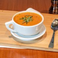 Cup Fire-Roasted Tomato Basil Soup · 