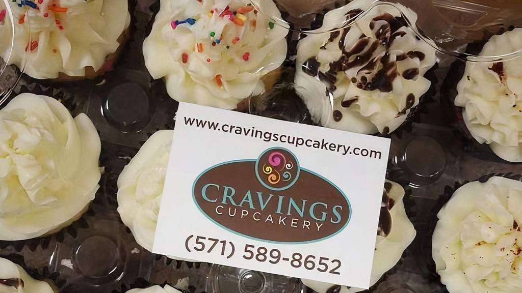 Dozen Classic Cupcakes · Your choice of our classic flavors: chocolate, vanilla, marble, confetti and red velvet.
(please notate what flavors you want in the special instructions. If there are no instructions, we will choose the assorted flavors.)