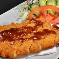 Chicken Katsu · Tender meats dipped in a light bread crumb batter and then deep fried to perfection. Served ...