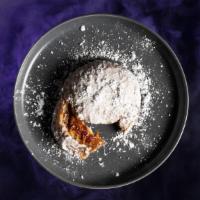 That Sticky Pb&J · Irresistible ooey gooey fried Peanut Butter & Grape Jelly dusted with powdered sugar.