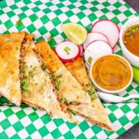 Quesadillas De Birria · These are made on flour tortillas and filled with beef stew and special Monterrey cheese. In...
