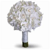 Gardenia & Grace Bouquet · Standard. Beloved for their enchanting fragrance, gardenias are gathered with hydrangea and ...