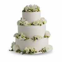 Freesia & Ranunculus Cake Decoration · Standard. Fragrant, snow white blooms and green berries add soft, natural beauty to your cak...