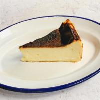 Tarta De Queso · San Sebastian, “burnt” style goat cheesecake
