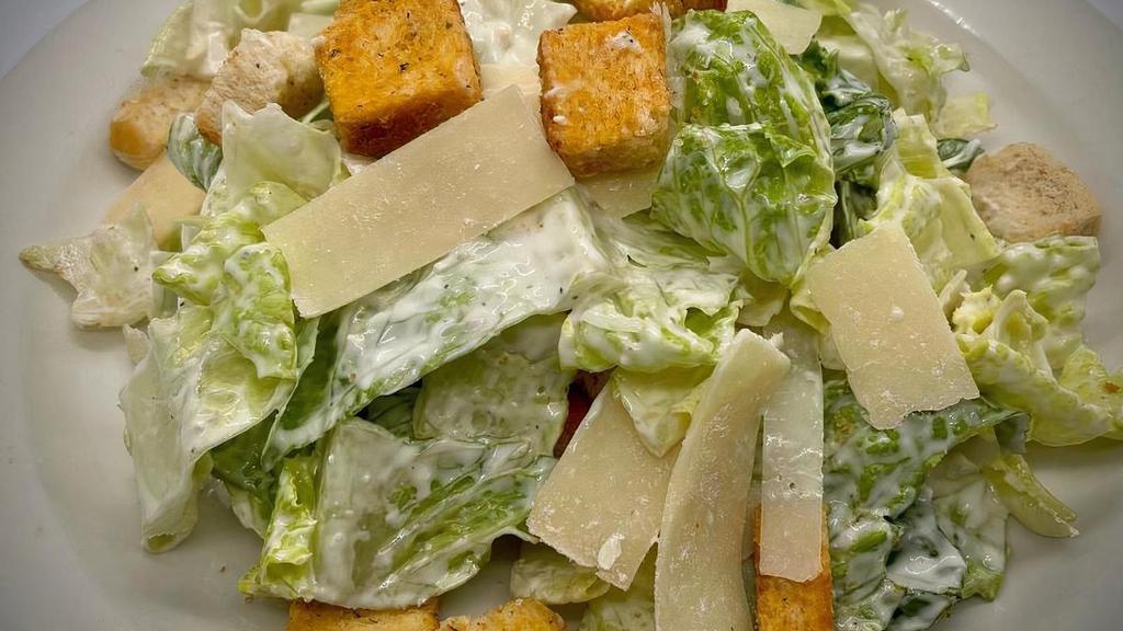 Individual Caesar Salad · Parmesan Cheese, Romaine Lettuce, Croutons, Caesar Dressing