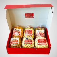 Gourmet Popcorn Gift Box Sampler - Six Flavor · Includes six hand-crafted flavors! A collection of our favorite popcorn tastes, including: A...