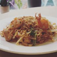 Lunch Pad Thai · Sautéed noodle with egg, scallions, bean sprout, sweet radish, and peanut, with sweet tamari...