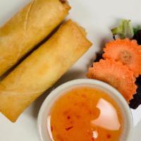 Side Spring Roll  2 Pcs · Deep-fried egg roll skin stuffed with cabbage, glass noodle