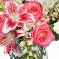 Pink & White Dreams Flower Arrangement · Surprise someone you love with this dreamy arrangement! Perfect for the one who has it all, ...