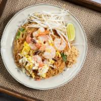 Pad Thai (Noodle) · Choices of meat, thin rice noodles stir-fried with egg, red bean curd, crushed peanuts, bean...