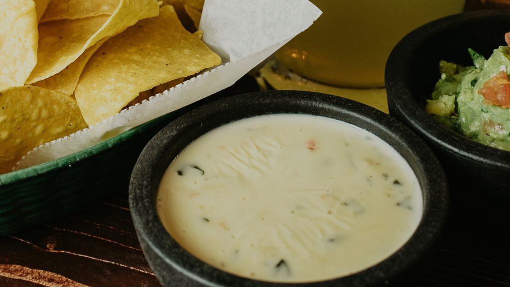Rancho Dip · Full spinach dip included with chips and sauce