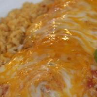Grande Burrito · .12” Burrito stuffed with beans, choice of protein, topped with sauce, melted shredded chees...
