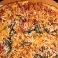 Classic 3 Cheese · Red Pizza - Asiago, Mozzarella, Parmesan