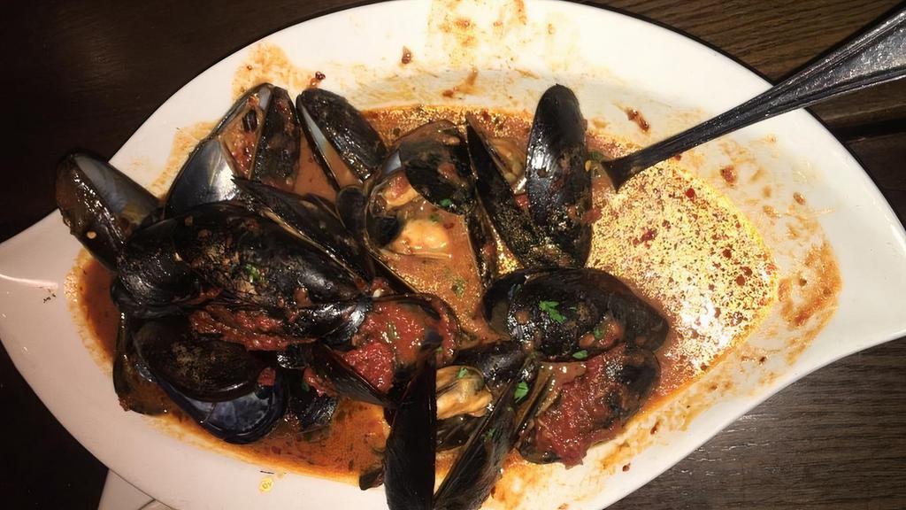 Mussels Fro Diavolo · P.E.I. Mussels in a Hot Sauce