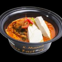 18 Kimchi Stew(Spicy) · spicy kimchi soup w/ pork, vegetables, rice cake & tofu