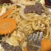 Chow Mein (St. Style) · Choice of meat, stir fried egg noodles, egg onions, carrots, cabbages, bean sprouts, broccol...
