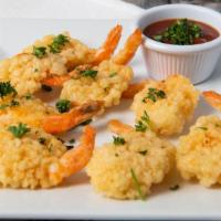 Breaded Shrimp With Cocktail Sauce · 