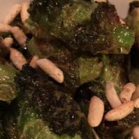 Crispy Brussels Sprout · Tossed with ponzu, fish sauce, and seven spices.