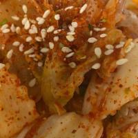 Kimchi Salad · Homemade fermented spicy Chinese cabbage.