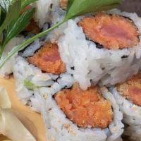 Spicy Salmon Roll* · Spicy Salmon, Scallion, Crunchy