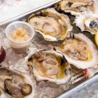 Chunu 1/2 Dozen* · Chunu oysters are for the discerning oyster lover. These cocktail oysters are a perfect firs...