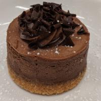 ✨ Cheesecake Al Cioccolato · 3in Round Chocolate Cheesecake.

Of course we had to add a chocolate cheesecake to a Decaden...