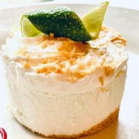 Key Lime Pie · Made with zesty key lime juice and topped with a mound of real whipped cream. Graham cracker...