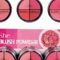 She Blush Powder · 3 different blush powders.