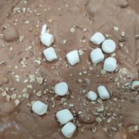 Rocky Road · Chocolate ice cream mixed with whole marshmallows and chopped almonds
