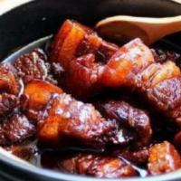 Chairman Pork 红烧肉饭 · the most popular dish of all time.  Pork belly is slowly simmered in low heat, you won't fin...