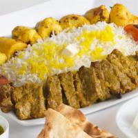 Combo Ii · Combination of chunks of marinated prime beef and chicken breast kabob...

served with Rice,...