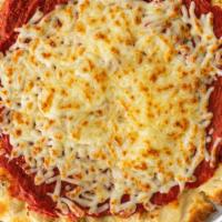 Cheese Pizza · Artisan style pizza on a thin crust.
Add Gluten-Free Crust Substitute for extra charge .