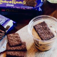 Chocotorta · chocolate cookies with layers of dulce de leche cream.