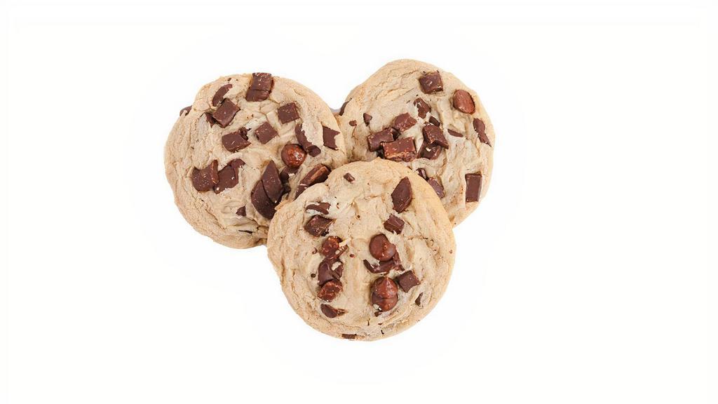 Triple Chocolate Cookies · Warm, chewy, delicious. Baked fresh daily.