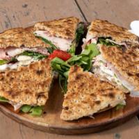 Scrocchiarella Porchetta E Burrata · A circular crunchy sandwich made with non-GMO, stone-ground Italian flour.  Inside contains:...