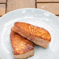 Salmon Filet · Allergy warning: our food is made in a kitchen that uses tree nuts. We cannot guarantee a nu...
