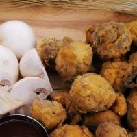 Fresh Breaded Shrooms · 1/3 lb. fresh breaded mushrooms, served with our BBQ dipping sauce. Hand breaded everyday.