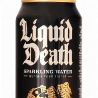 Liquid Death Sparkling Water  · We are thrilled to offer this unique sparkling water to our menu!  Straight from liquiddeath...
