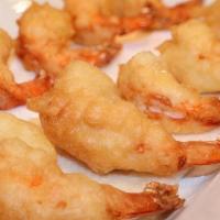 Shrimp Tempura · ONLY 4 Jumbo Shrimp breaded and deep fried