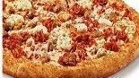 Lasagna Pizza · Ground beef, ricotta, and mozzarella.