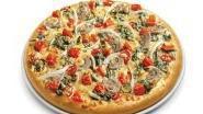 Primavera Pizza · Broccoli, mushrooms, onions, eggplant, peppers, and tomatoes.