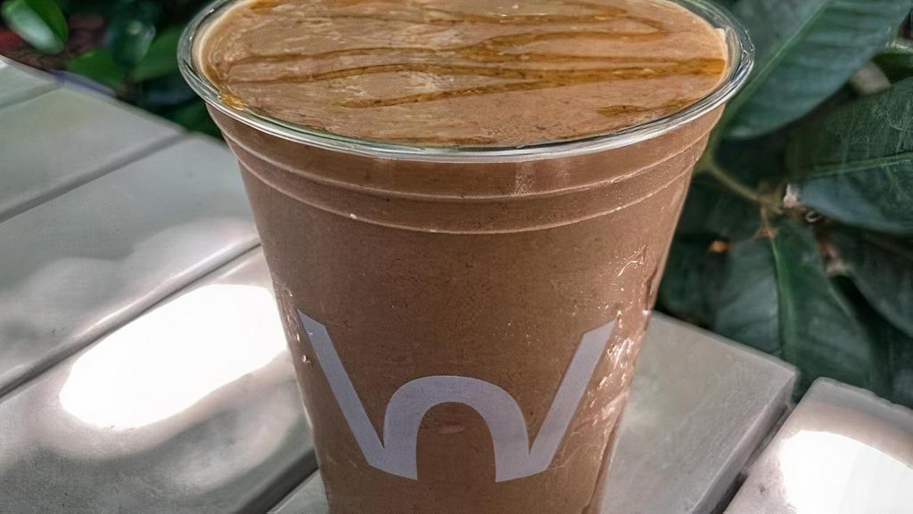 Recover · banana, almond butter, cacao, cauliflower, chaga, MCT oil, grass-fed whey protein, housemade nut milk