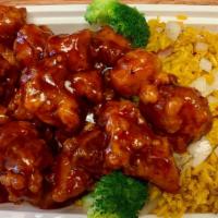 C13B. General Tso'S Chicken · Hot and spicy.