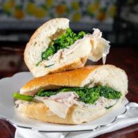Turkey, Sliced Provolone, Rabe · Order Number #6