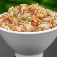 Hibachi Shrimp Rice 6 Oz.  · The original Benihana classic. Grilled shrimp, rice, egg and chopped vegetables.