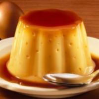 Housemade Flan · Sweet custard with a caramel topping.