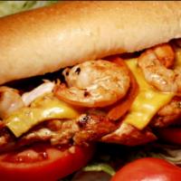 Chicken Shrimp With Cheese Sub · 